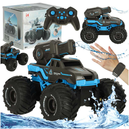 RC auto braukšana pa ūdeni ūdensizturīgs zils | EcoToys
