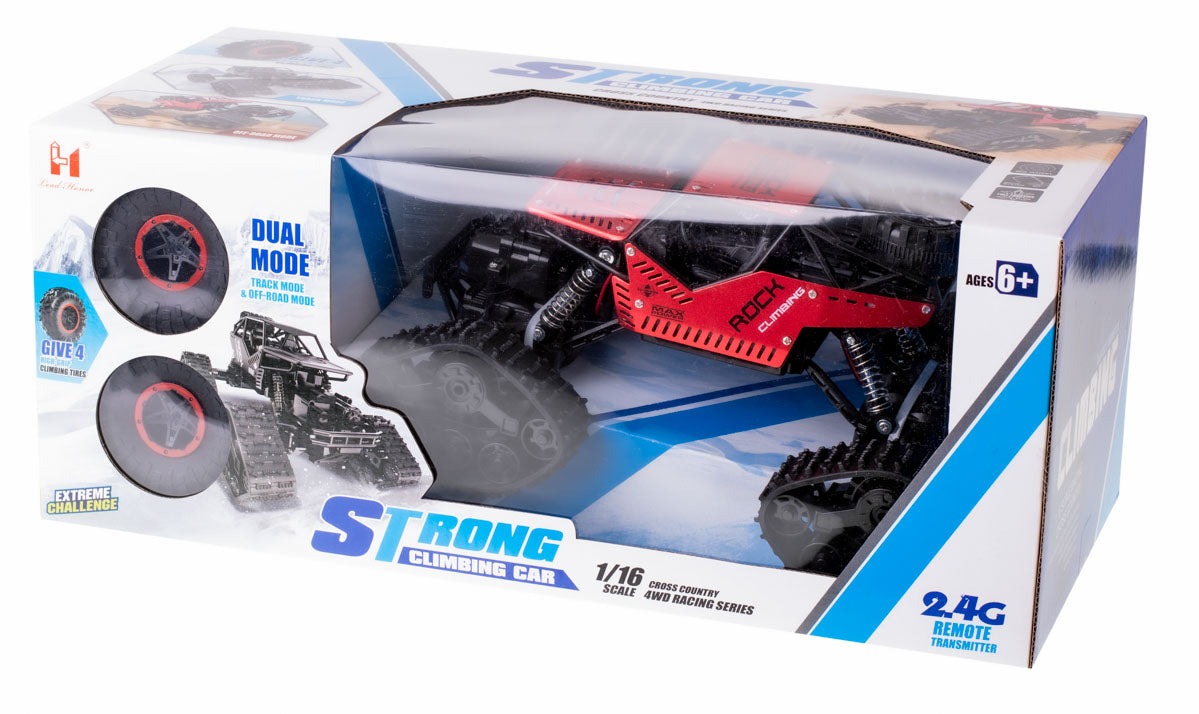 RC Rock Crawler 4x4 LHC012 auto 2in1 sarkans | EcoToys