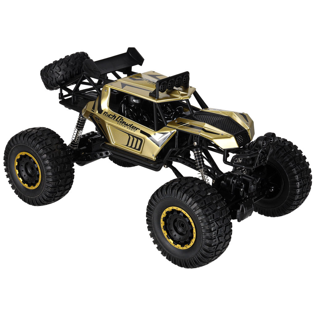 Liels tālvadības auto Rock Crawler 4×4, 1:8, 51 cm, zelta | EcoToys