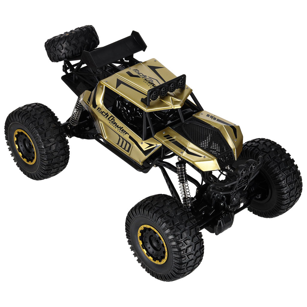 Liels tālvadības auto Rock Crawler 4×4, 1:8, 51 cm, zelta | EcoToys