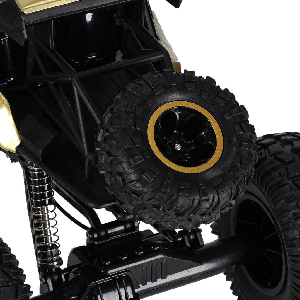 Liels tālvadības auto Rock Crawler 4×4, 1:8, 51 cm, zelta | EcoToys
