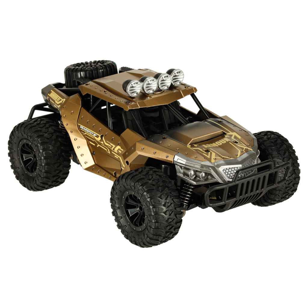 Tālvadības apvidus auto līdz 20 km/h, 1:16, brūns | EcoToys