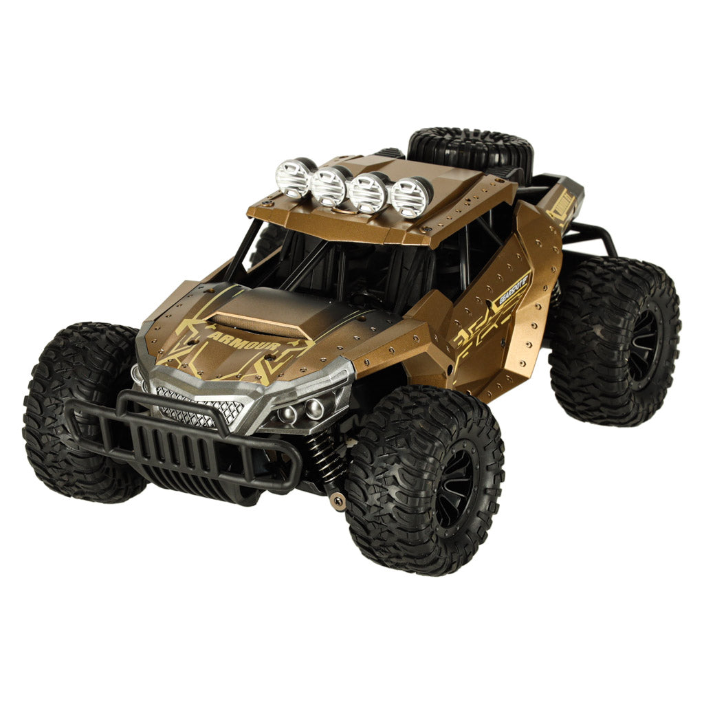 Tālvadības apvidus auto līdz 20 km/h, 1:16, brūns | EcoToys