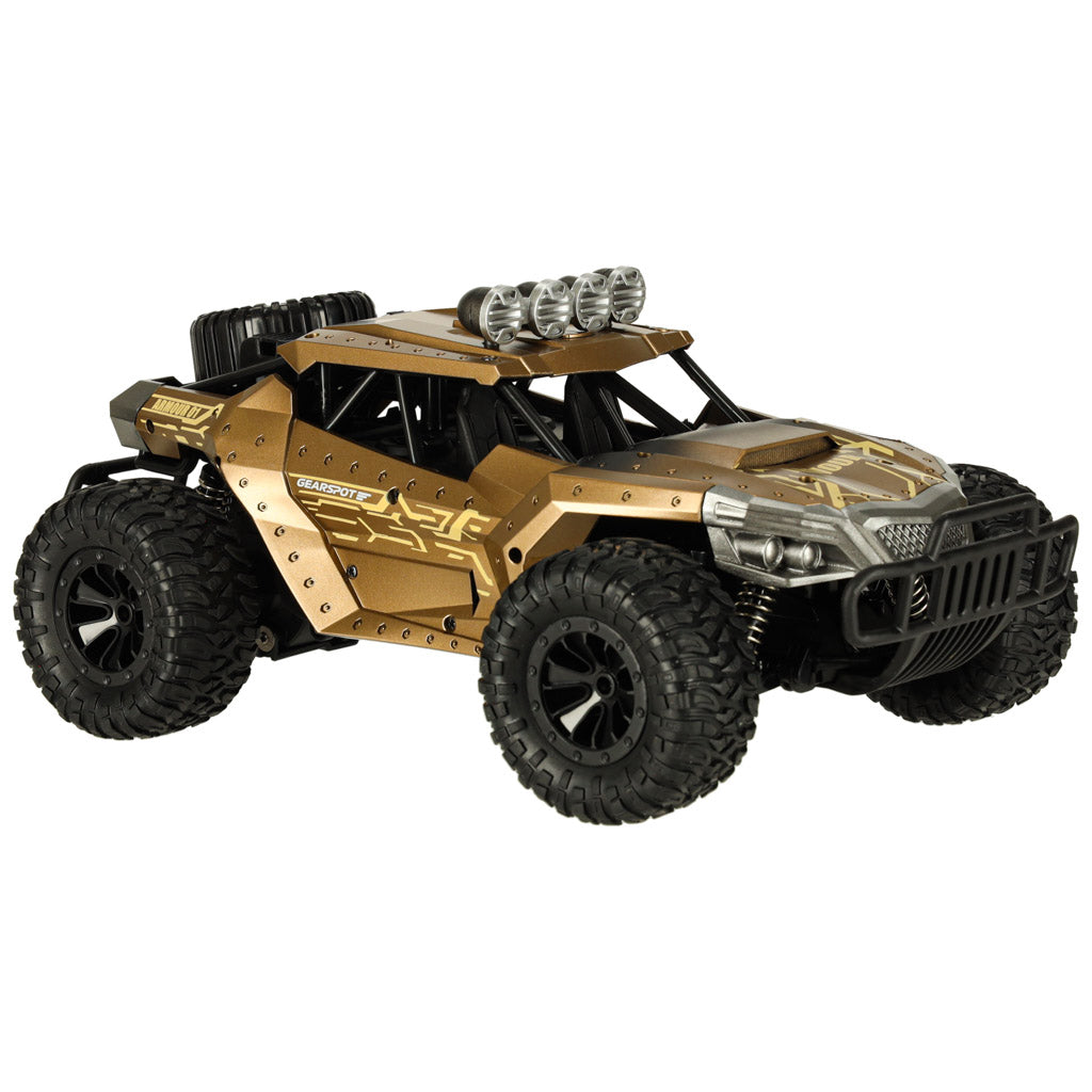 Tālvadības apvidus auto līdz 20 km/h, 1:16, brūns | EcoToys