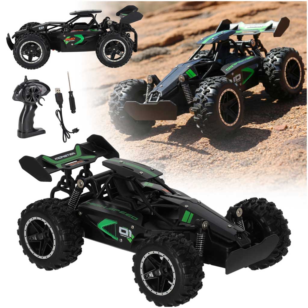 Tālvadības pults vadāma ātrgaitas kaskadieru automašīna 18km/h 2.4GHz | EcoToys