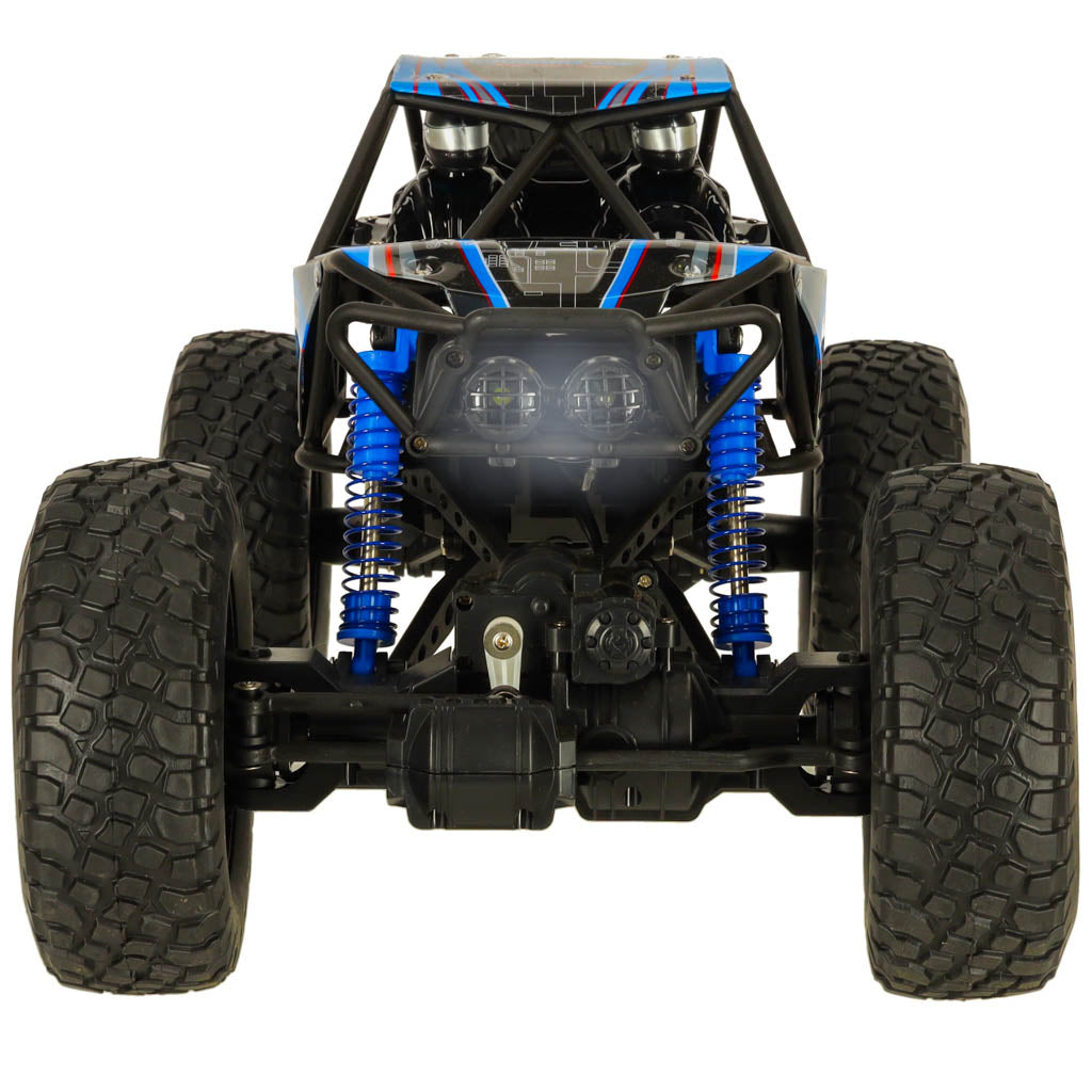 Liels tālvadības auto Rock Crawler 4×4, 1:10, 48 cm, zils | EcoToys