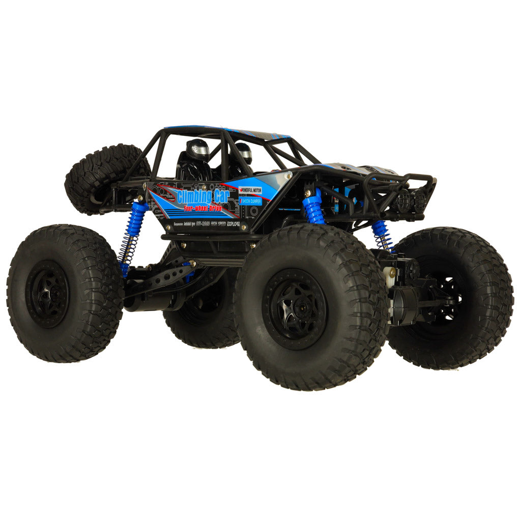 Liels tālvadības auto Rock Crawler 4×4, 1:10, 48 cm, zils | EcoToys
