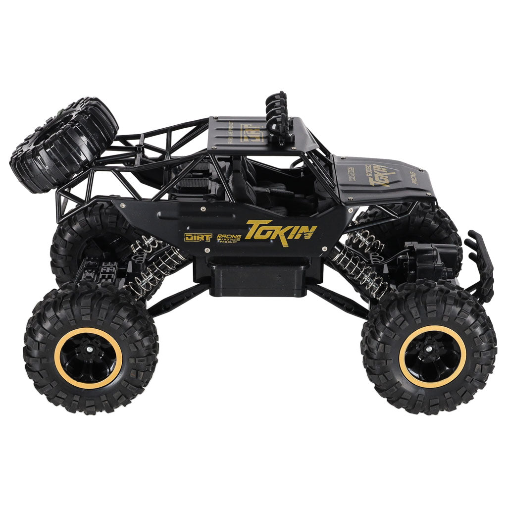 Tālvadības auto Rock Crawler 4×4, metāla, 1:12, melns | EcoToys