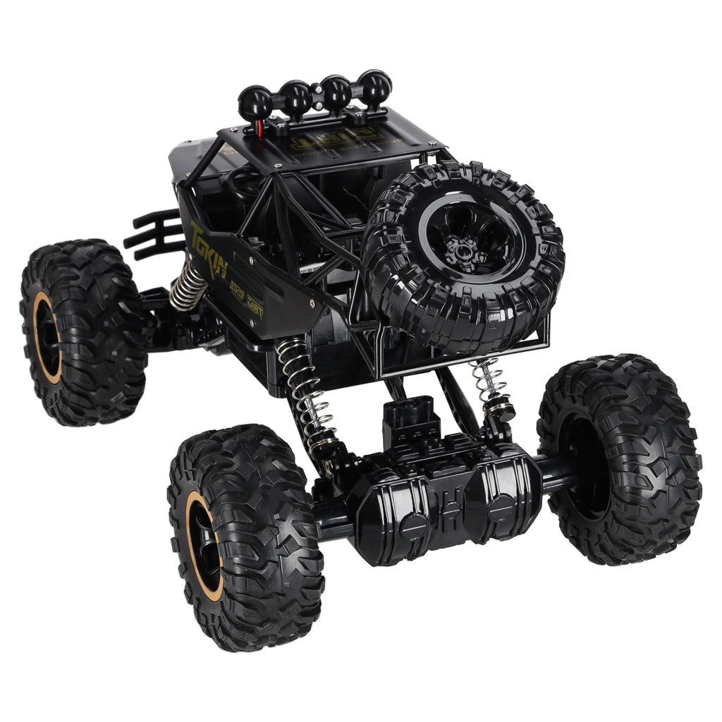Tālvadības auto Rock Crawler 4×4, metāla, 1:12, melns | EcoToys