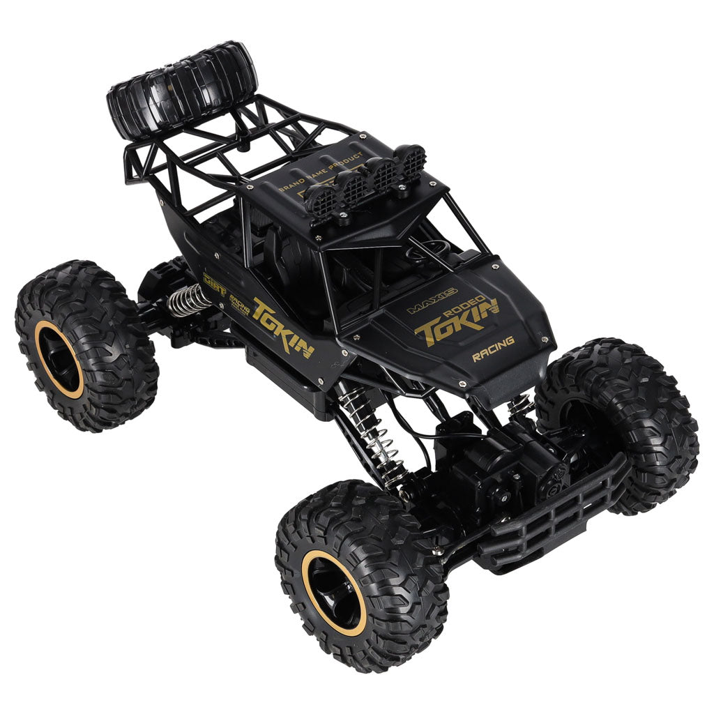 Tālvadības auto Rock Crawler 4×4, metāla, 1:12, melns | EcoToys