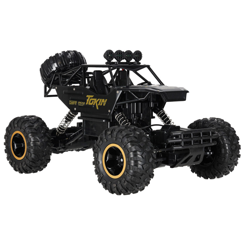 Tālvadības auto Rock Crawler 4×4, metāla, 1:12, melns | EcoToys