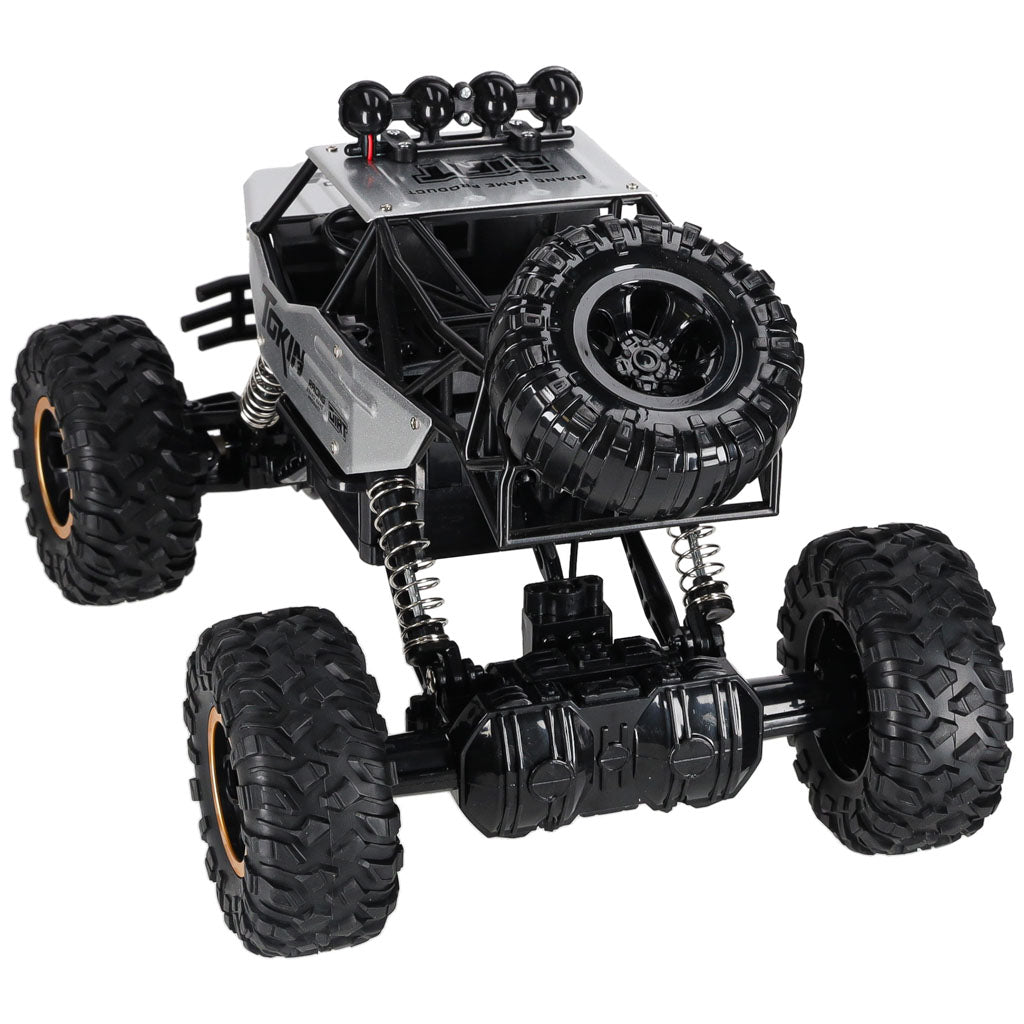 Tālvadības auto Rock Crawler 4×4, metāla, 1:12, sudraba | EcoToys