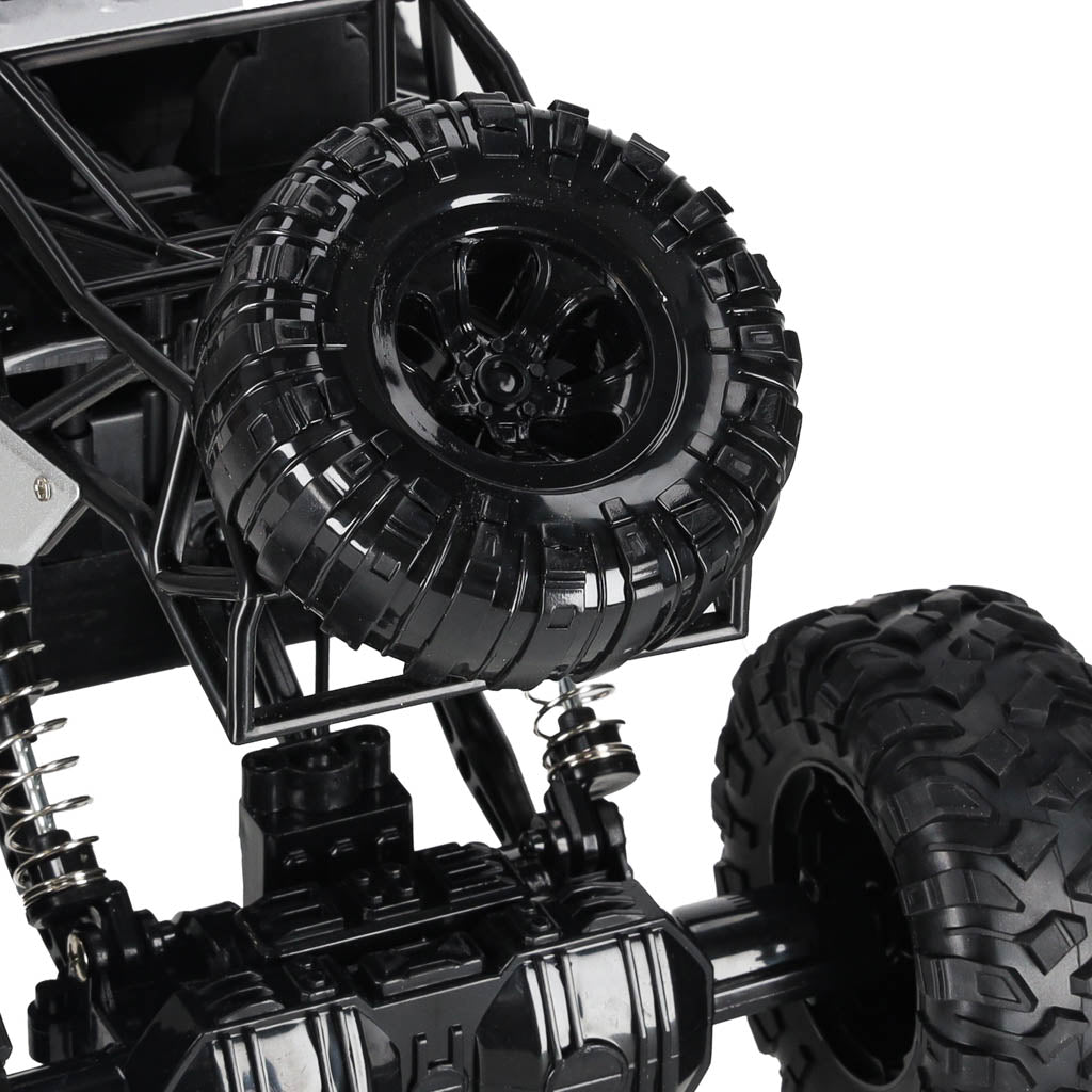 Tālvadības auto Rock Crawler 4×4, metāla, 1:12, sudraba | EcoToys