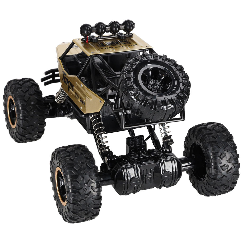 Tālvadības auto Rock Crawler 4×4, metāla, 1:12, zelta | EcoToys