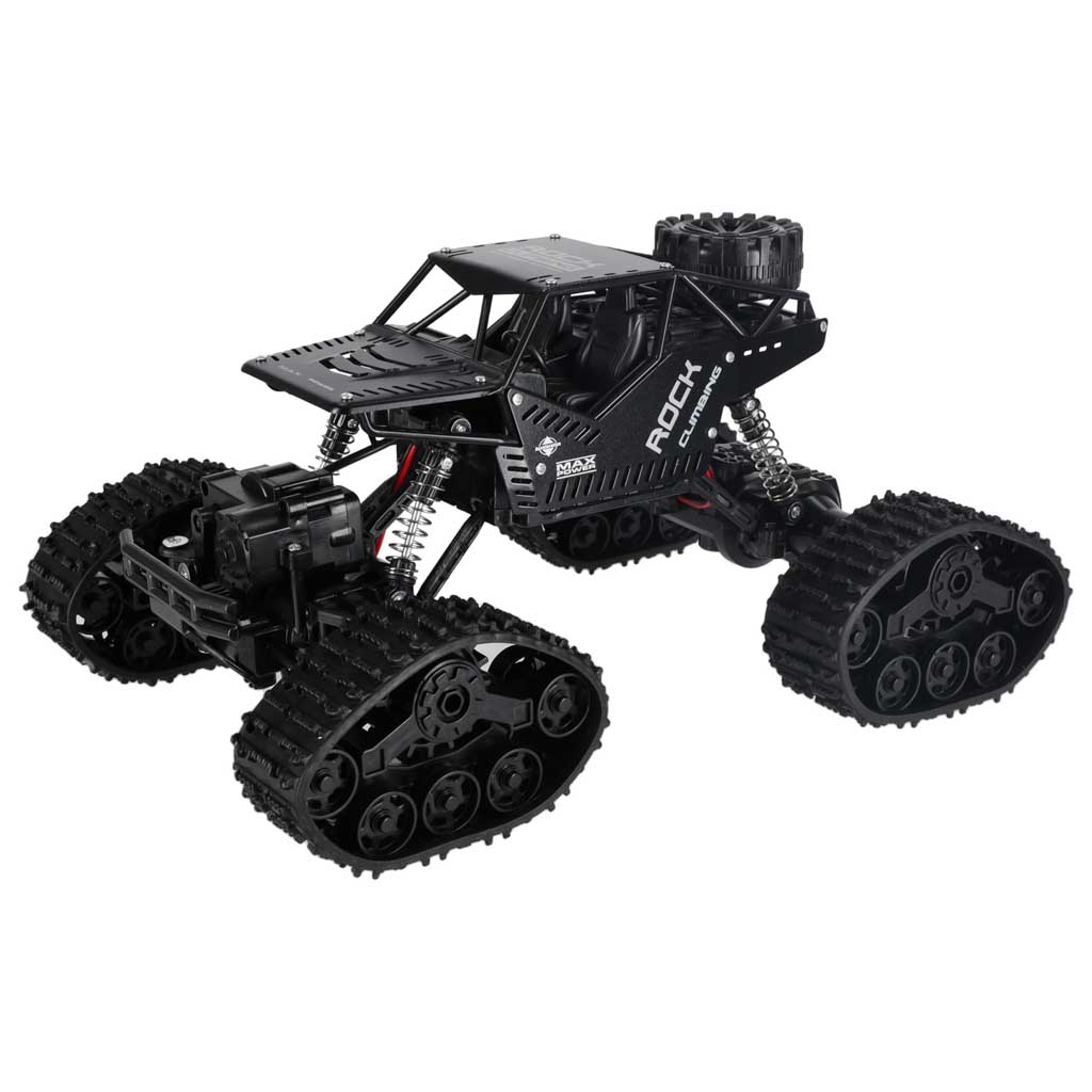 Tālvadības apvidus auto Rock Crawler 4×4 LHC012, 2in1, melns | EcoToys