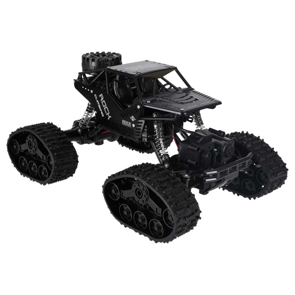 Tālvadības apvidus auto Rock Crawler 4×4 LHC012, 2in1, melns | EcoToys
