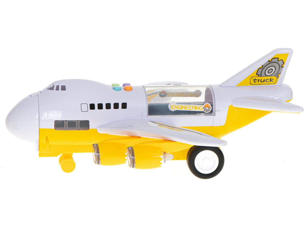 Transporta lidmašīna ar 6 celtniecības mašīnām | EcoToys