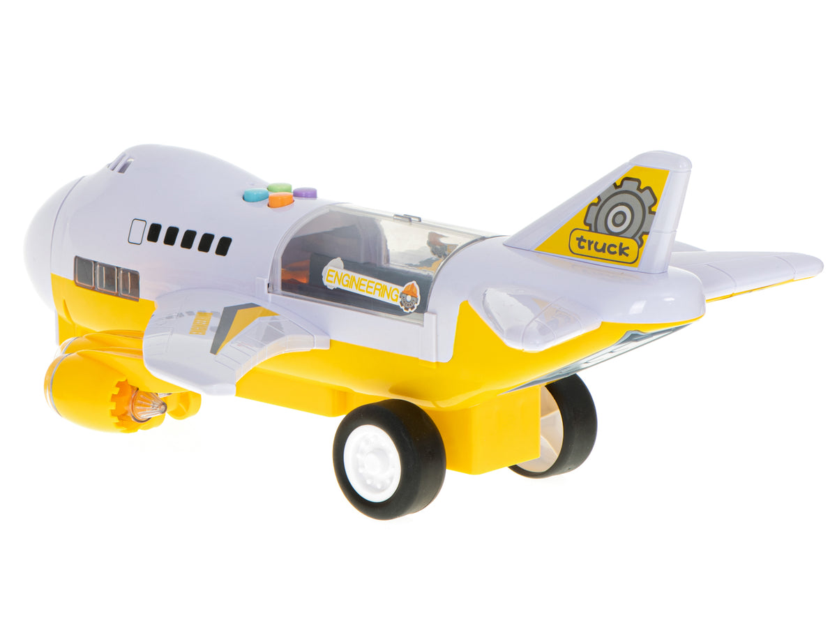 Transporta lidmašīna ar 6 celtniecības mašīnām | EcoToys