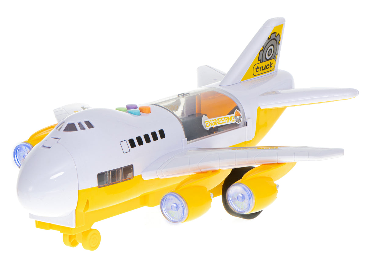 Transporta lidmašīna ar 6 celtniecības mašīnām | EcoToys