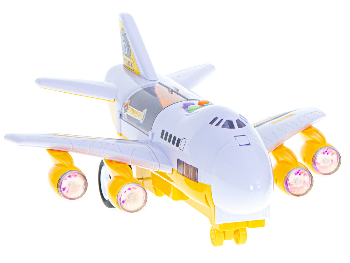Transporta lidmašīna ar 6 celtniecības mašīnām | EcoToys
