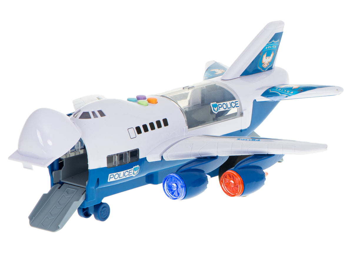 Transporta lidmašīna ar 6 policijas automašīnām | EcoToys