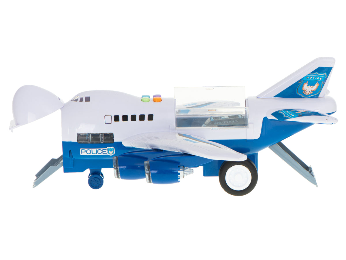 Transporta lidmašīna ar 6 policijas automašīnām | EcoToys