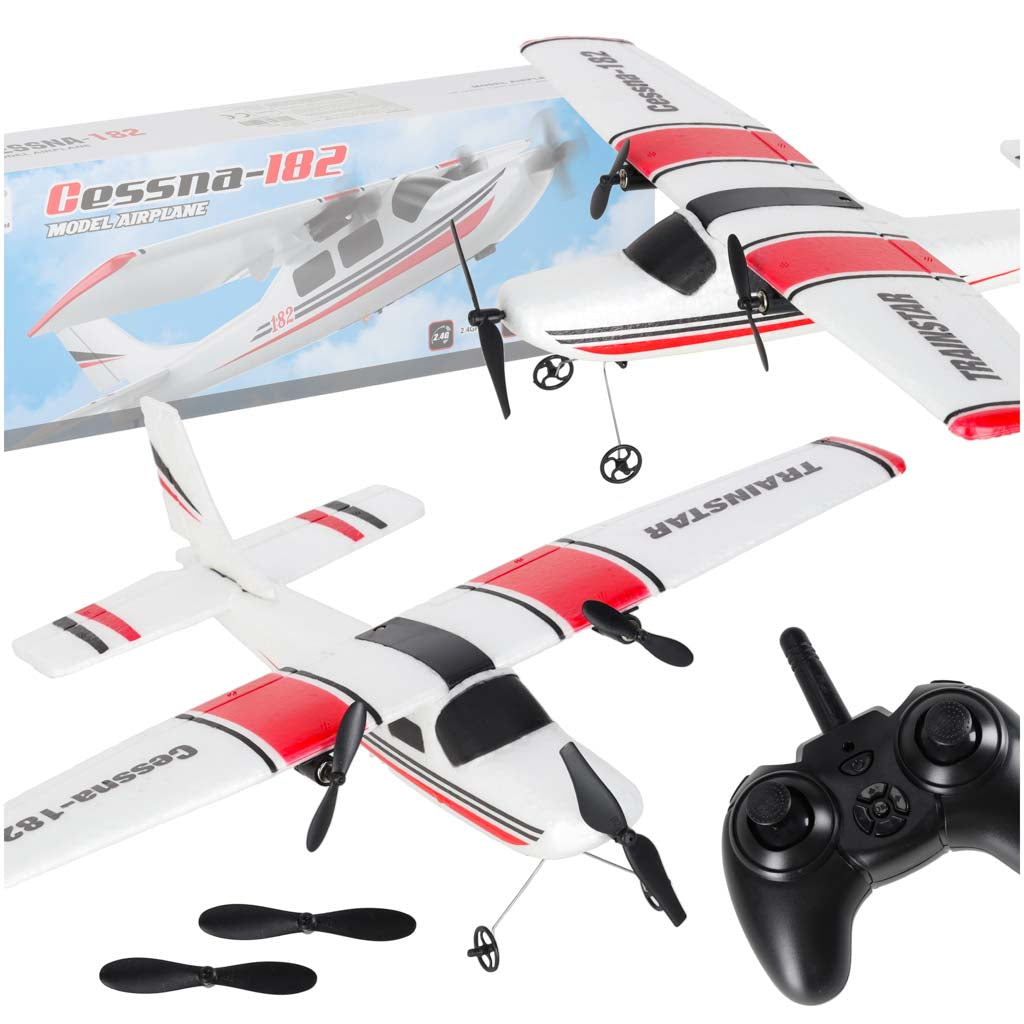 Attālināti vadāms Cessna 182 planieris akrobāts 2.4GHz gaisa kuģis | EcoToys
