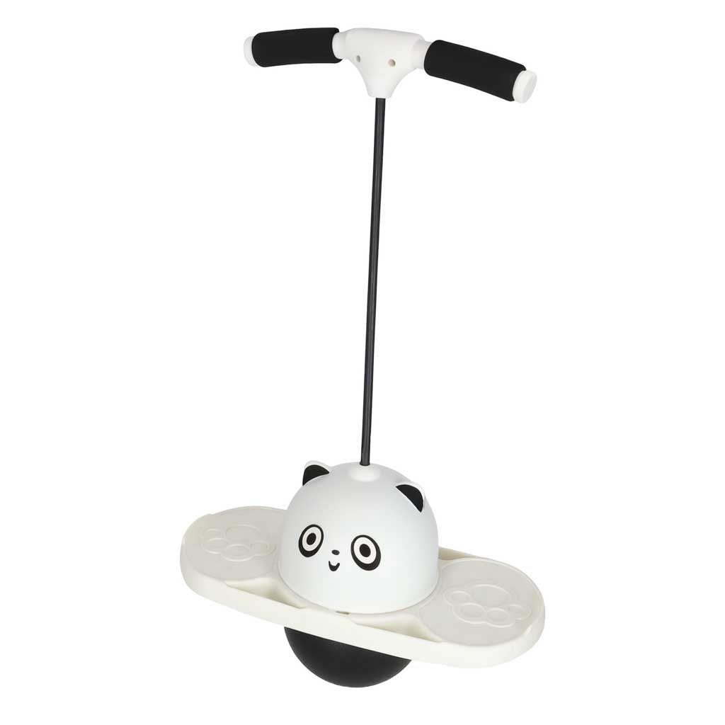 Bērnu lēkšanas rīks „Pogo Balance Jumper“, balts un melns | EcoToys