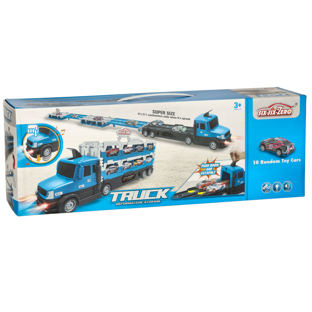 Saliekamā transportiera kravas automašīna XXL zila | EcoToys