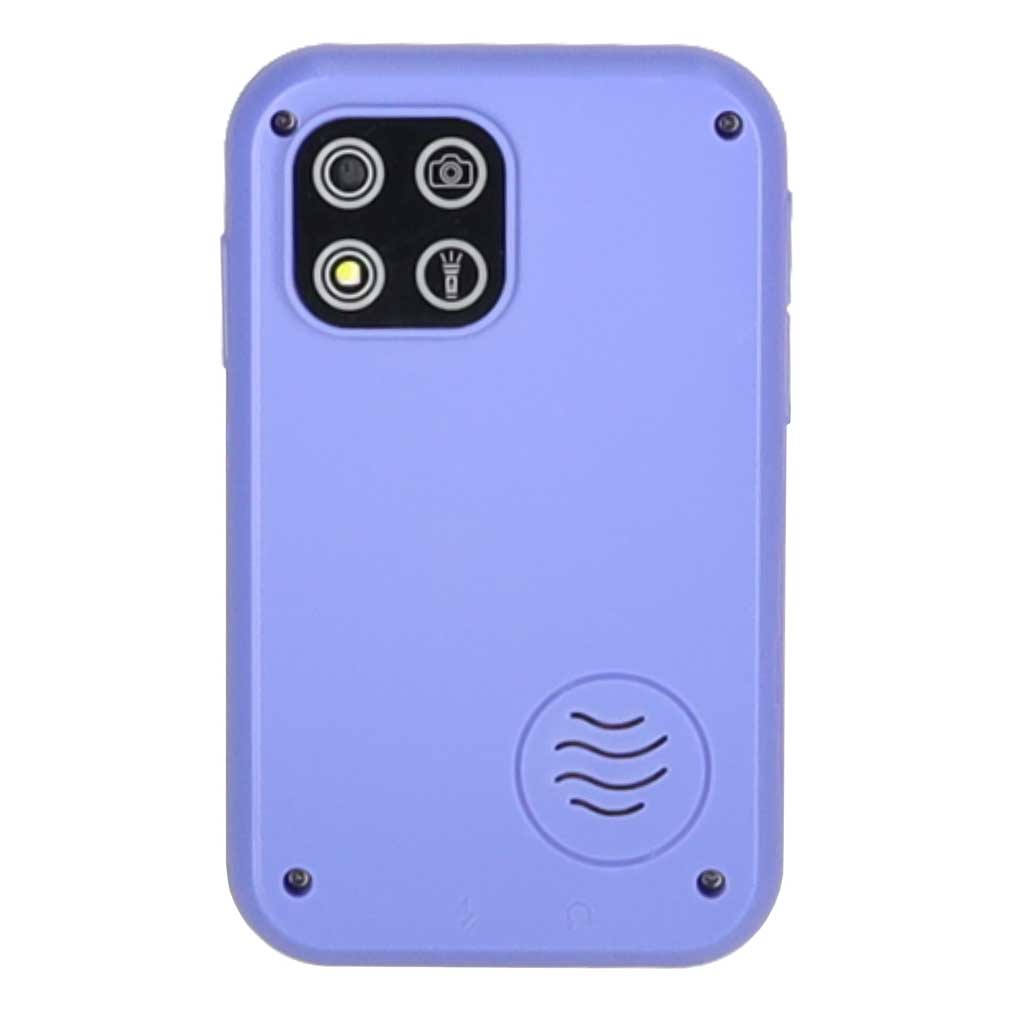 Viedtālrunis bērniem ar kameru un 8 GB atmiņas karti, zils dinozaurs | EcoToys