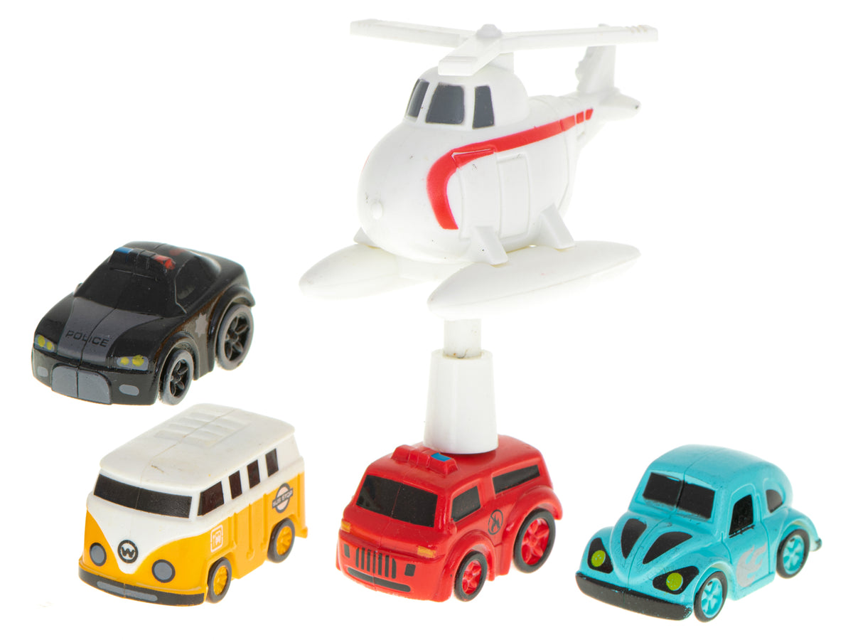Interaktīva šķēršļu trase-autostāvvieta ar 4 glābšanas mašīnām | EcoToys