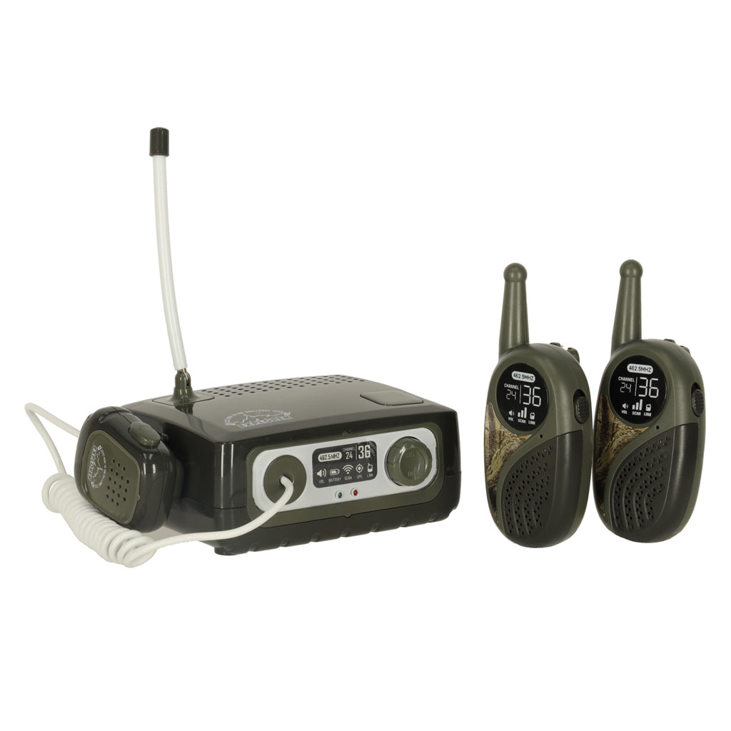 Walkie Talkie ratiņu komplekts ar PBX bērniem haki krāsā | EcoToys
