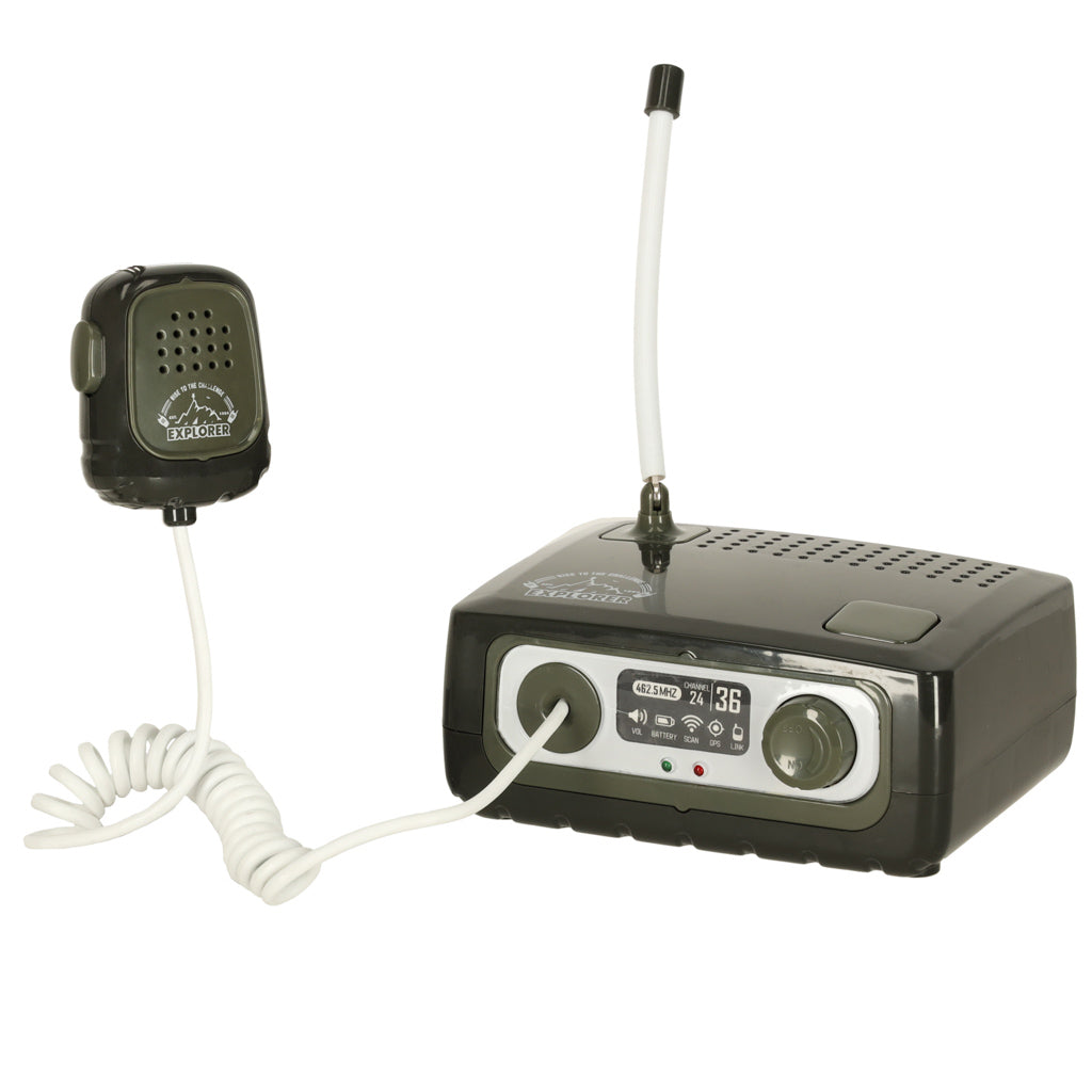 Walkie Talkie ratiņu komplekts ar PBX bērniem haki krāsā | EcoToys