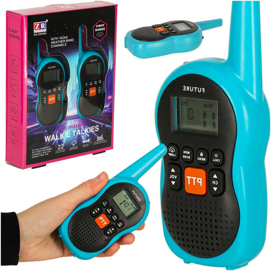 Walkie Talkie raķetes bērniem 3km diapazona komplekts 2 gab. | EcoToys