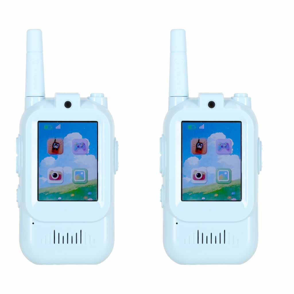 Bērnu rācijas ar kameru un video funkciju, zilas | EcoToys