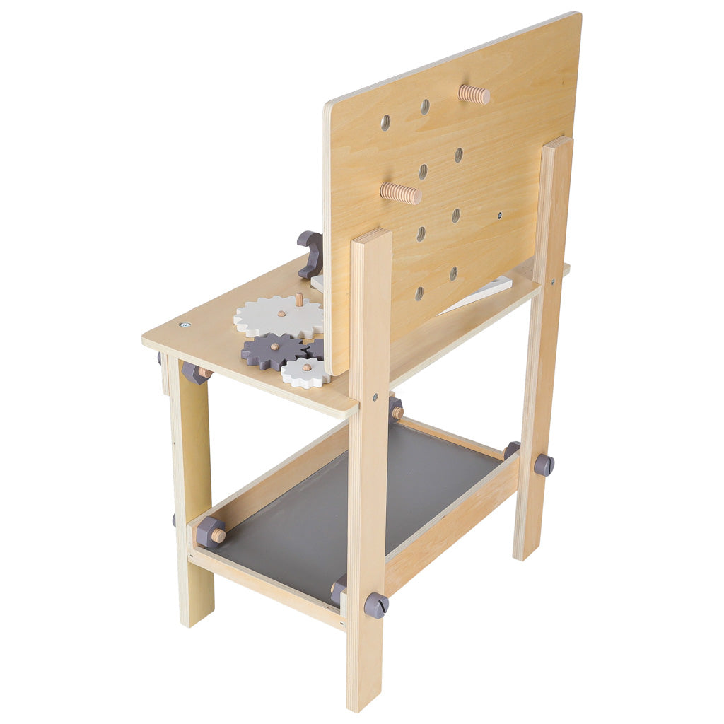 Koka bērnu darbnīca-galds ar instrumentiem un tāfeli | EcoToys
