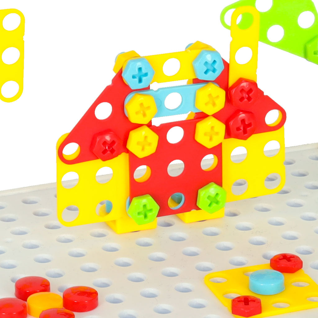 Konstruktors ar elektrisko skrūvgriezi koferī, 237 el. | EcoToys