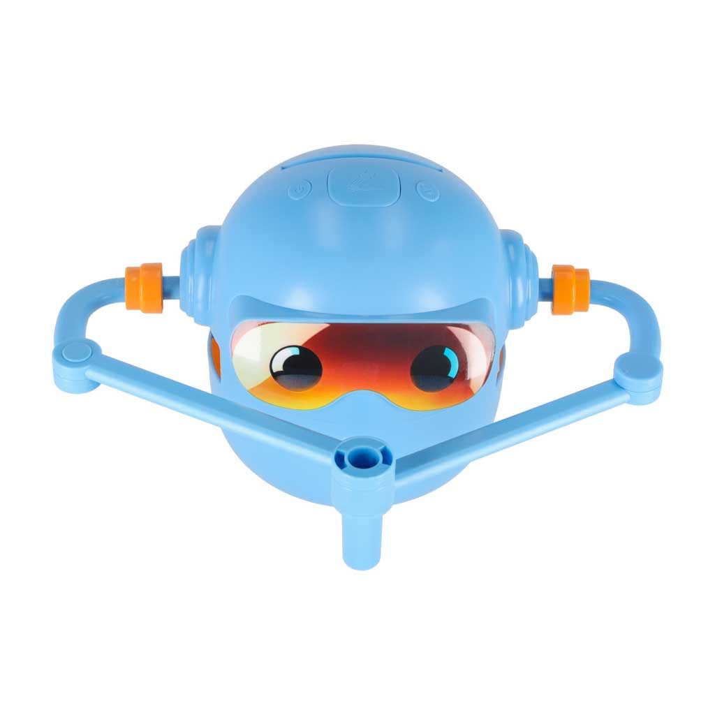 Interaktīvs robots, kas māca zīmēt, ar flomāsteriem, zils | EcoToys