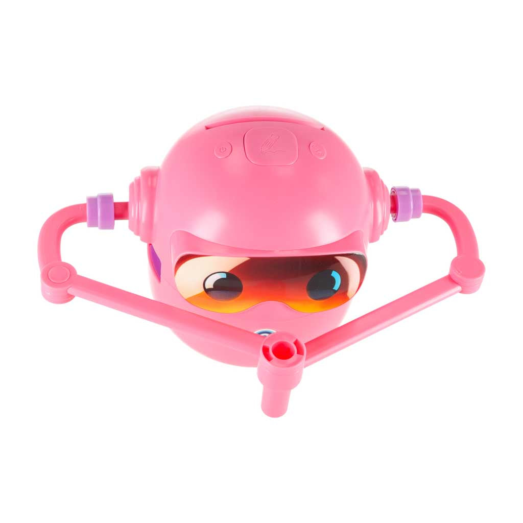 Interaktīvs robots, kas māca zīmēt, ar flomāsteriem, rozā | EcoToys