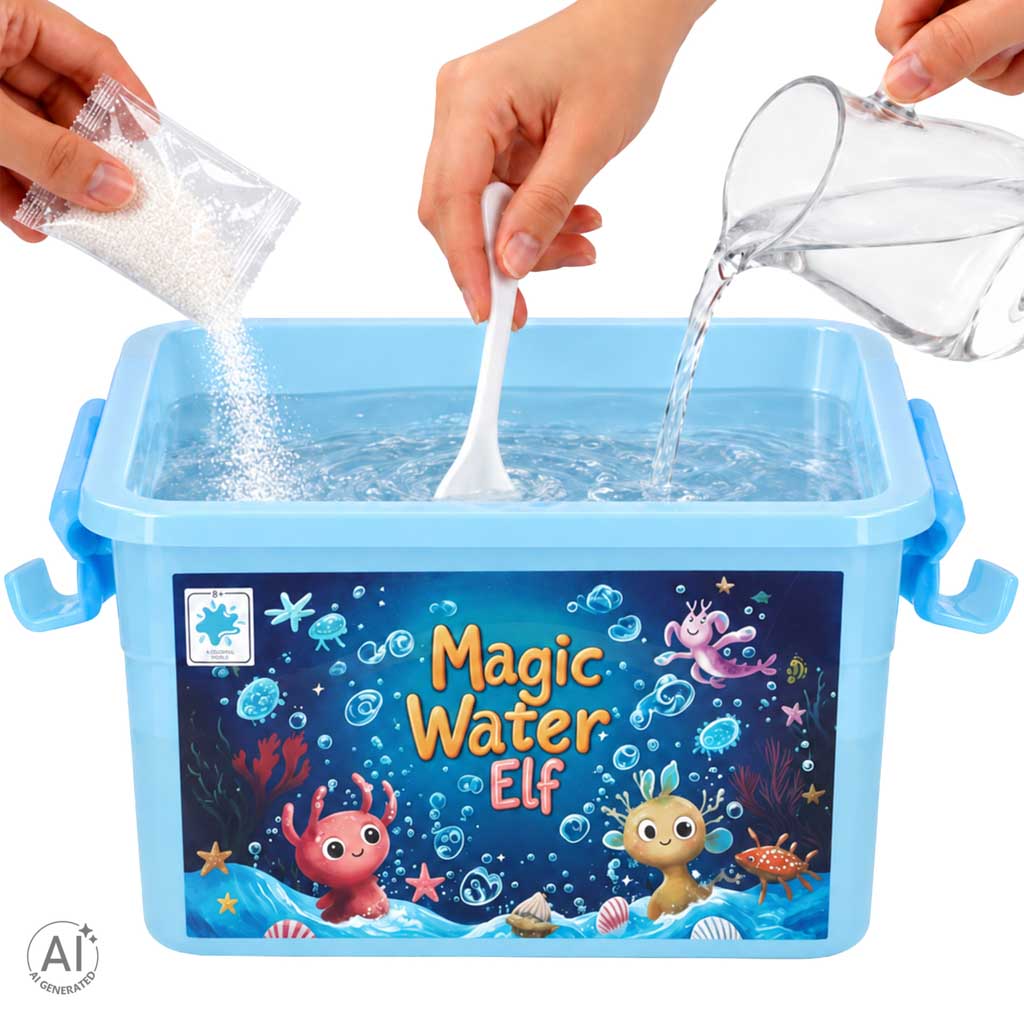 Burvju ūdens želejas figūriņu radošais komplekts ar formiņām | EcoToys