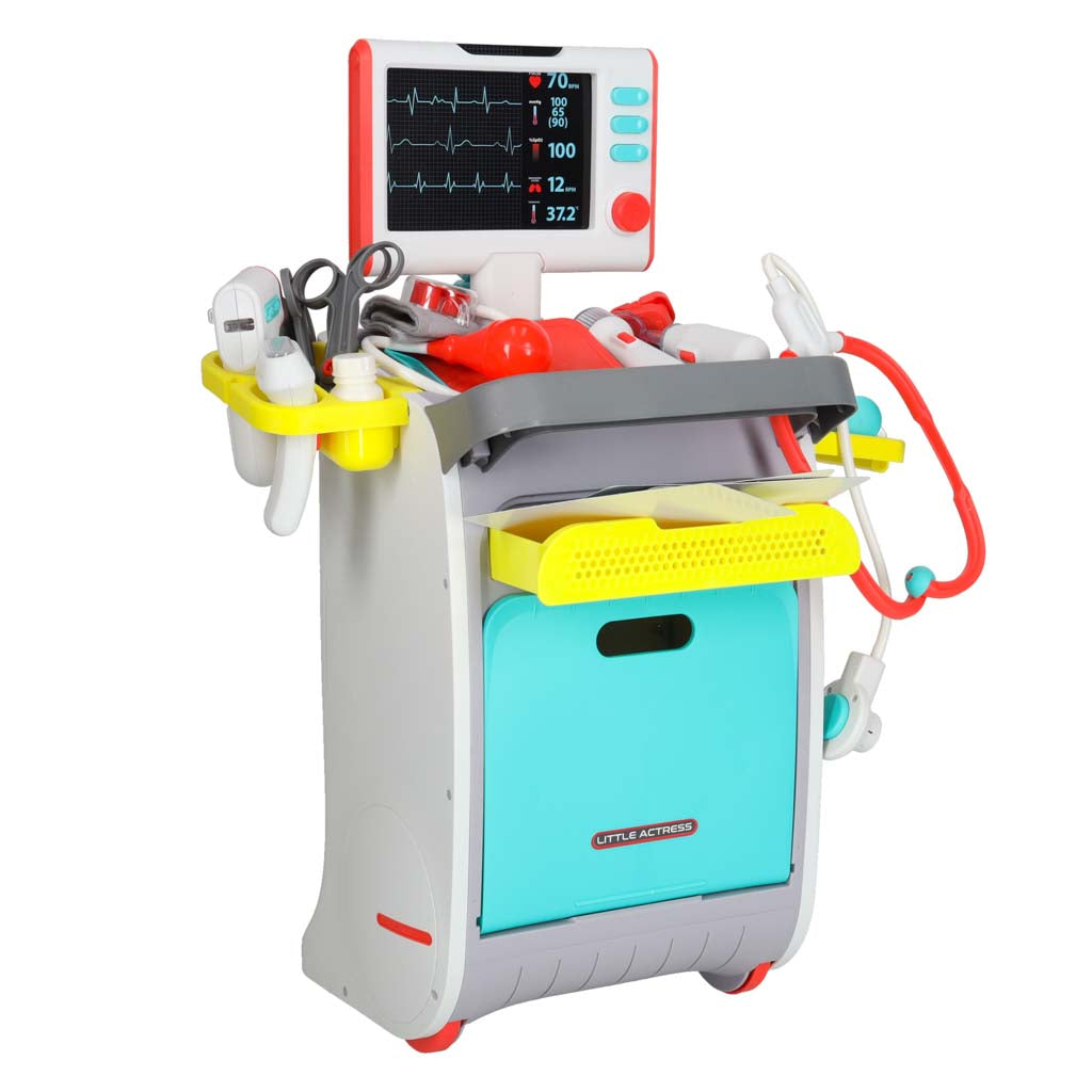 Ārsta stacija medicīniskais komplekts mazais ārsts 34 gab. | EcoToys