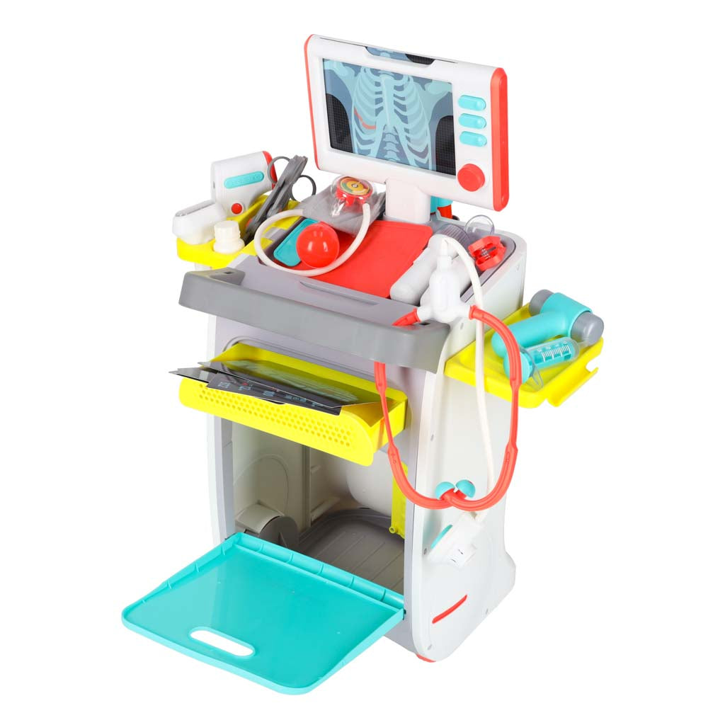 Ārsta stacija medicīniskais komplekts mazais ārsts 34 gab. | EcoToys