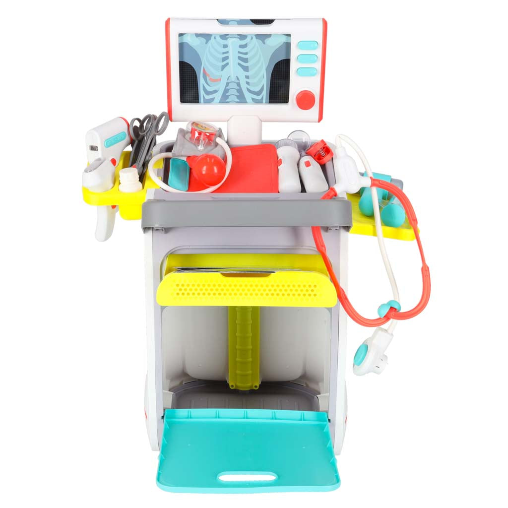 Ārsta stacija medicīniskais komplekts mazais ārsts 34 gab. | EcoToys