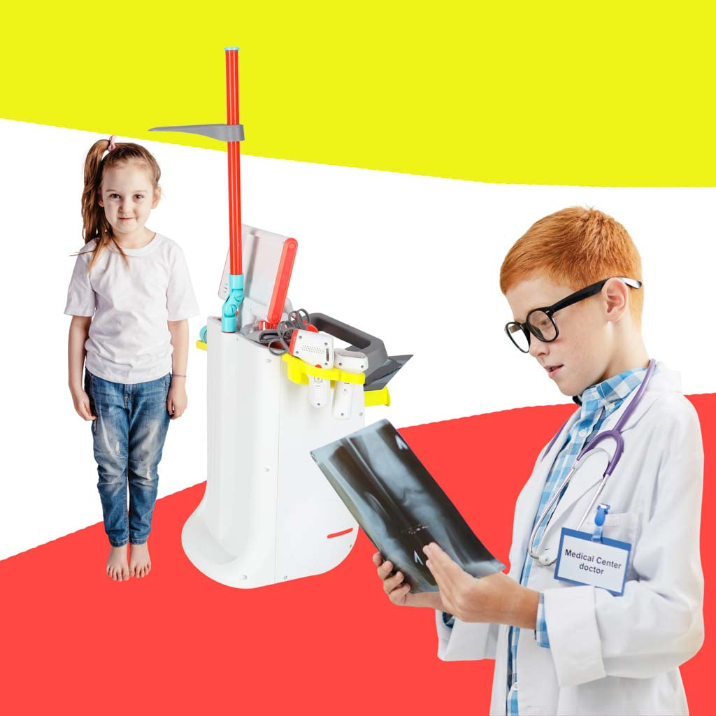 Ārsta stacija medicīniskais komplekts mazais ārsts 34 gab. | EcoToys