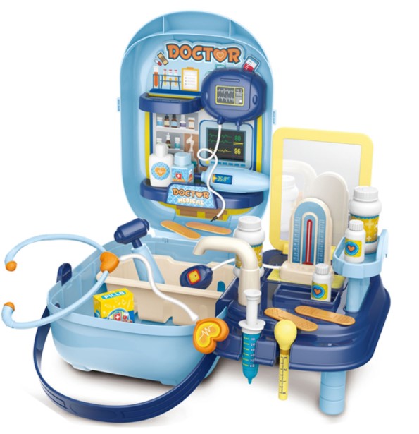 Mazā ārsta komplekts koferī ar 34 piederumiem | EcoToys