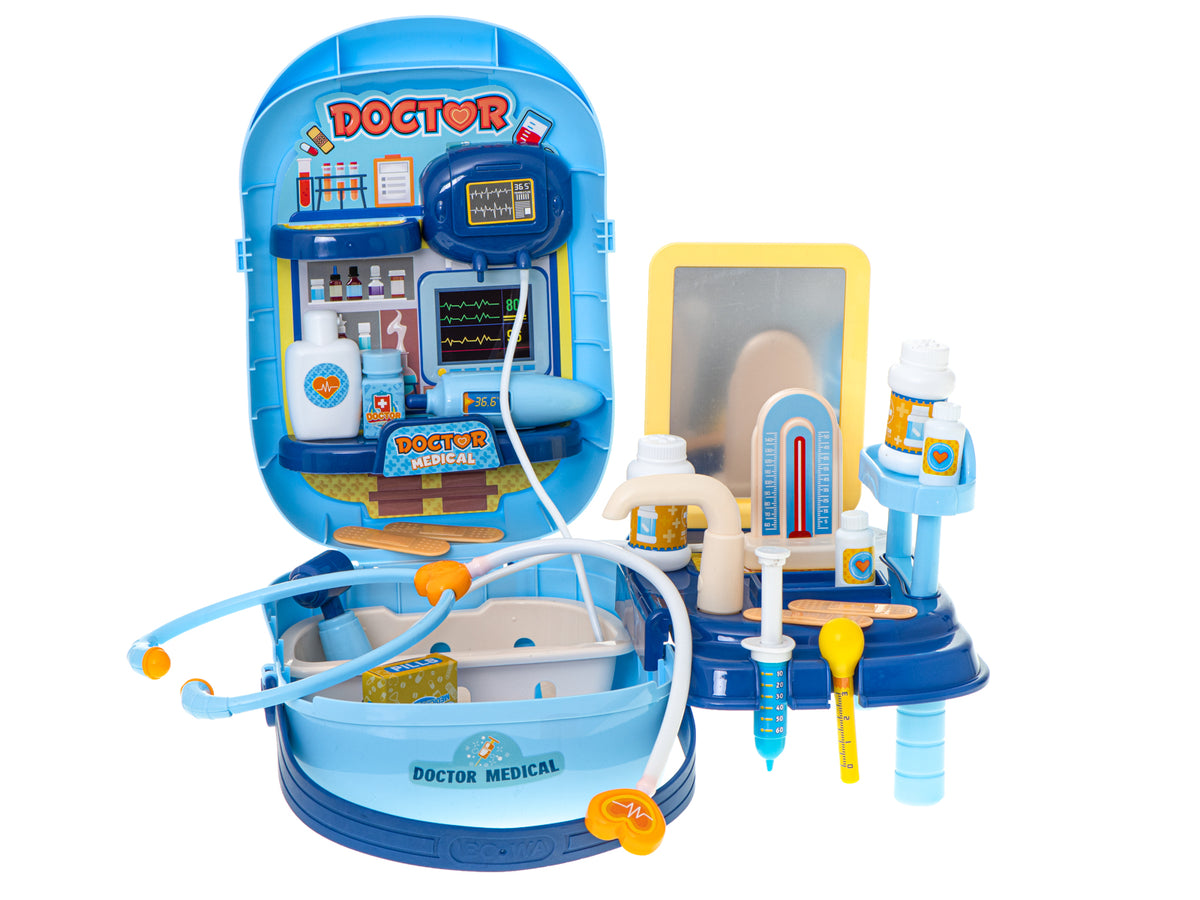 Mazā ārsta komplekts koferī ar 34 piederumiem | EcoToys