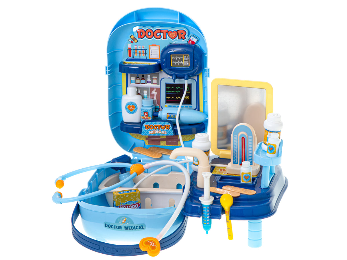 Mazā ārsta komplekts koferī ar 34 piederumiem | EcoToys