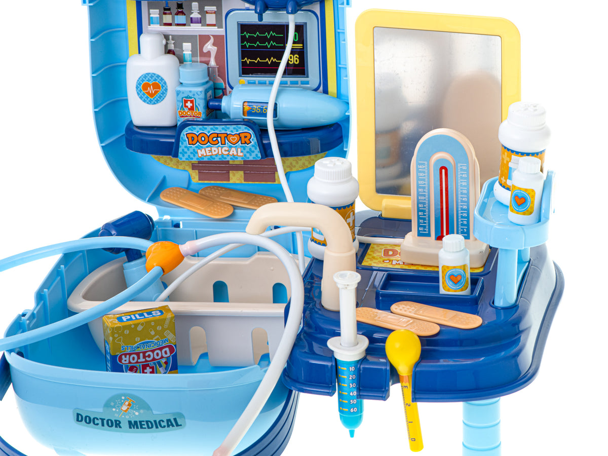 Mazā ārsta komplekts koferī ar 34 piederumiem | EcoToys